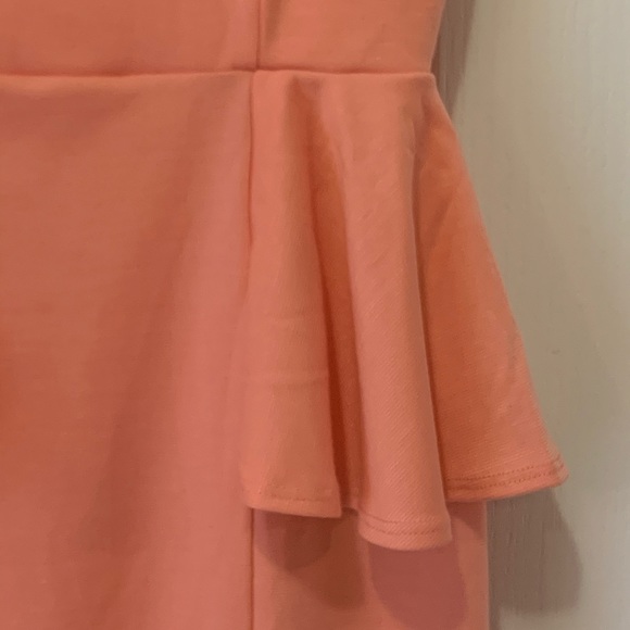 Peach dress by Amber Blue - Picture 2 of 4